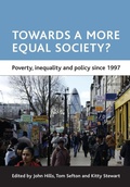 Cover: Towards a more equal society? - Policy Press