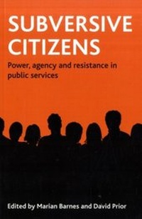 Enlarge image Cover: Subversive citizens - Policy Press
