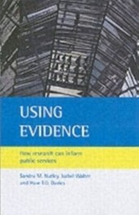 Enlarge image Cover: Using evidence - Policy Press