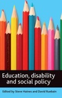 Cover: Education, disability and social policy - Policy Press