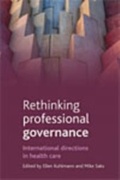 Cover: Rethinking professional governance - Policy Press
