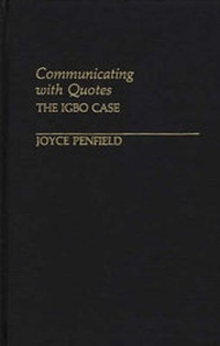 Abbildung von: Communicating with Quotes - Praeger Publishers Inc