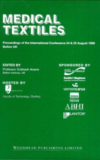 Enlarge image Cover: Medical Textiles - Woodhead Publishing