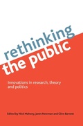 Cover: Rethinking the public - Policy Press