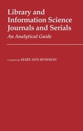 Cover: Library and Information Science Journals and Serials - Greenwood Press
