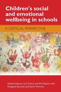 Cover: Children's Social and Emotional Wellbeing in Schools - Policy Press