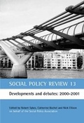 Cover: Social Policy Review 13 - Policy Press