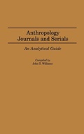 Cover: Anthropology Journals and Serials - Greenwood Press