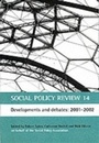 Cover: Social Policy Review 14 - Policy Press