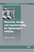 Cover: Materials, Design and Manufacturing for Lightweight Vehicles - Woodhead Publishing Ltd