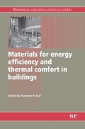 Cover: Materials for Energy Efficiency and Thermal Comfort in Buildings - Woodhead Publishing Ltd