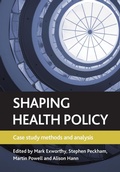 Cover: Shaping health policy - Policy Press