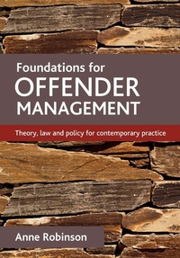 Enlarge image Cover: Foundations for offender management - Policy Press