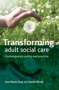 Cover: Transforming Adult Social Care - Policy Press