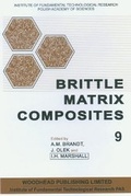 Cover: Brittle Matrix Composites 9 - Woodhead Publishing Ltd