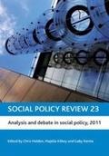 Cover: Social Policy Review 23 - Policy Press