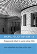 Cover: Social Policy Review 18 - Policy Press