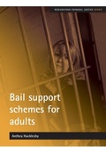 Cover: Bail support schemes for adults - Policy Press