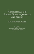 Cover: Agricultural and Animal Sciences Journals and Serials - Greenwood Press