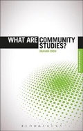 Cover: What are Community Studies? - Bloomsbury Academic
