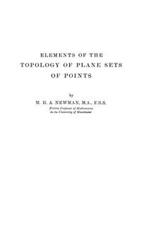 Abbildung von: Elements of the Topology of Plane Sets of Points - Praeger Publishers Inc