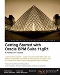 Cover: Getting Started with Oracle BPM Suite 11gR1 - Packt Publishing