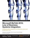 Cover: Microsoft BizTalk 2010: Line of Business Systems Integration - Packt Publishing Limited