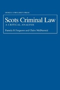 Cover: Scots Criminal Law: A Critical Analysis - Discovery Press