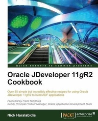 Enlarge image Cover: Oracle JDeveloper 11gR2 Cookbook - Packt Publishing