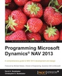 Cover: Programming Microsoft Dynamics Nav 2013 - Packt Publishing