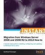 Cover: Migrating from 2008 and 2008 R2 to Windows Server 2012 - Packt Publishing