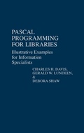 Cover: Pascal Programming for Libraries - Praeger Publishers Inc
