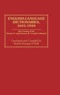 Cover: English-Language Dictionaries, 1604-1900 - Greenwood Press