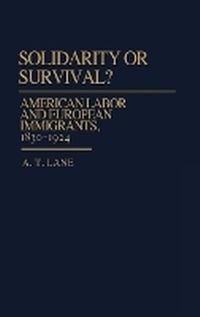 Abbildung von: Solidarity or Survival? - Praeger Publishers Inc