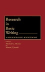 Cover: Research in Basic Writing - Greenwood Press