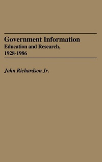 Enlarge image Cover: Government Information - Greenwood Press