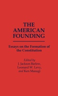 Cover: The American Founding - Praeger Publishers Inc