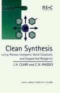 Cover: Clean Synthesis Using Porous Inorganic Solid Catalysts and Supported Reagents - Royal Society of Chemistry