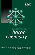Cover: Contemporary Boron Chemistry - Royal Society of Chemistry