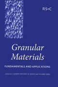Cover: Granular Materials - Royal Society of Chemistry