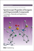 Cover: Spectroscopic Properties of Inorganic and Organometallic Compounds - Royal Society of Chemistry