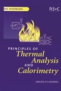 Cover: Principles of Thermal Analysis and Calorimetry - Royal Society of Chemistry