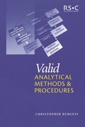 Cover: Valid Analytical Methods and Procedures - Royal Society of Chemistry