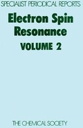 Cover: Electron Spin Resonance - Royal Society of Chemistry