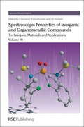 Cover: Spectroscopic Properties of Inorganic and Organometallic Compounds - Royal Society of Chemistry