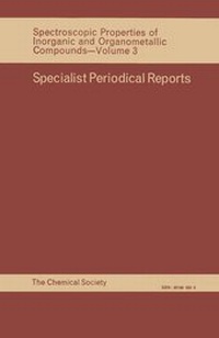 Abbildung von: Spectroscopic Properties of Inorganic and Organometallic Compounds - Royal Society of Chemistry