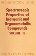 Cover: Spectroscopic Properties of Inorganic and Organometallic Compounds - Royal Society of Chemistry
