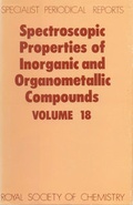 Cover: Spectroscopic Properties of Inorganic and Organometallic Compounds - Royal Society of Chemistry