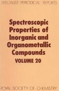 Cover: Spectroscopic Properties of Inorganic and Organometallic Compounds - Royal Society of Chemistry