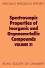 Cover: Spectroscopic Properties of Inorganic and Organometallic Compounds - Royal Society of Chemistry
